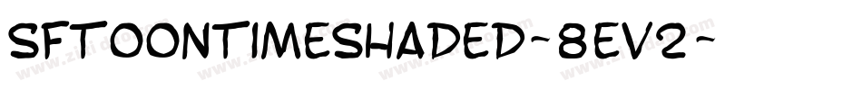 SfToontimeShaded-8eV2字体转换