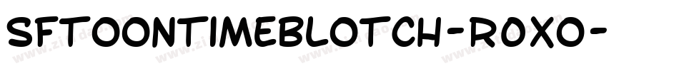 SfToontimeBlotch-R0xo字体转换