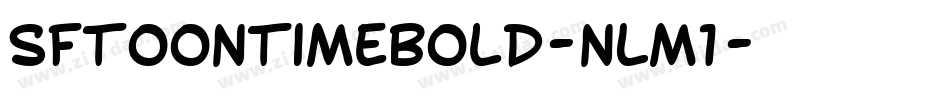 SfToontimeBold-nLm1字体转换