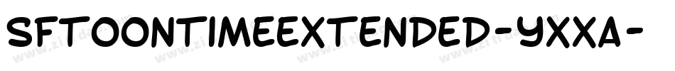 SfToontimeExtended-YXxa字体转换