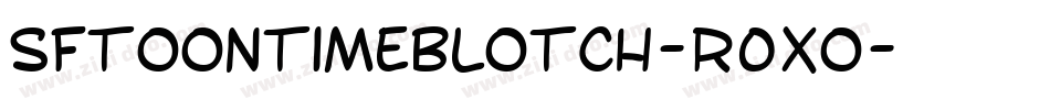 SfToontimeBlotch-R0xo字体转换