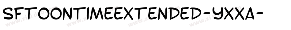SfToontimeExtended-YXxa字体转换