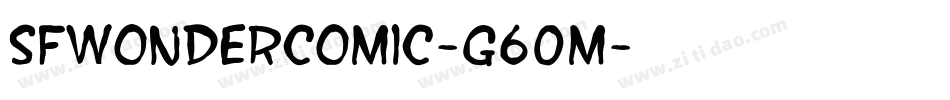 SfWonderComic-G60m字体转换