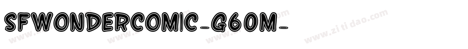 SfWonderComic-G60m字体转换