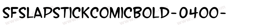 SfSlapstickComicBold-04Oo字体转换