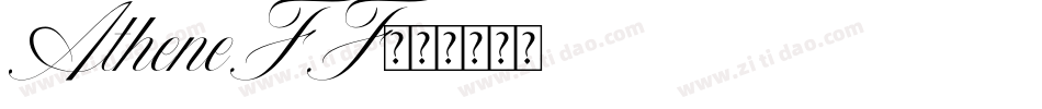 AtheneFF字体转换