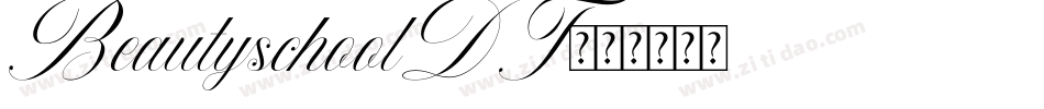 BeautyschoolDT字体转换