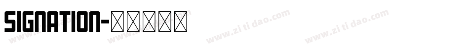 Signation字体转换