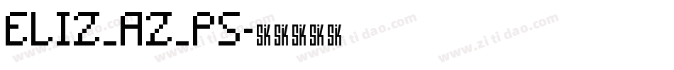 ELIZ_AZ_PS字体转换