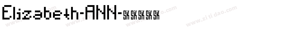 Elizabeth-ANN字体转换
