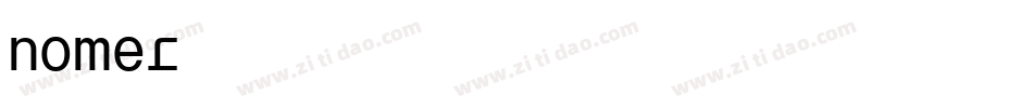 nomer字体转换