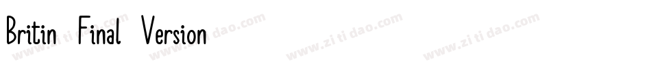 Britin_Final_Version字体转换