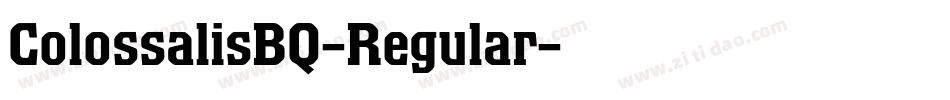 ColossalisBQ-Regular字体转换