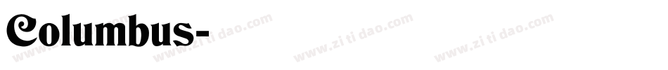 Columbus字体转换