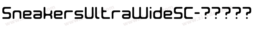 SneakersUltraWideSC字体转换