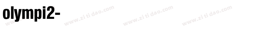 olympi2字体转换