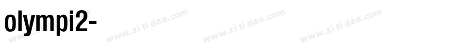 olympi2字体转换