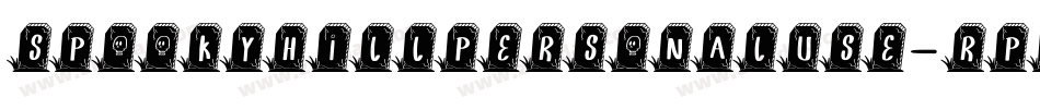 SpookyHillPersonalUse-RpAyW字体转换