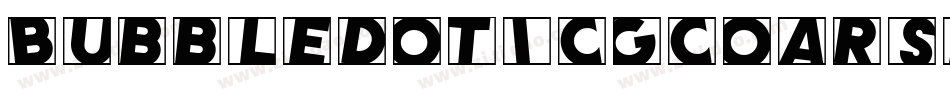 BubbledotICGCoarsePositive字体转换