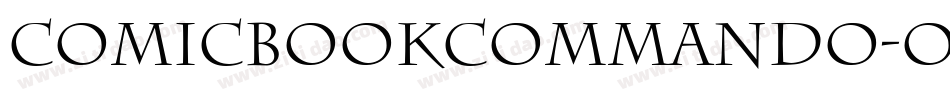 ComicBookCommando-on6z字体转换