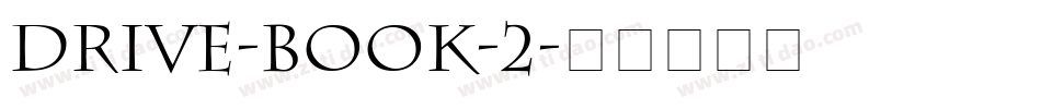 Drive-Book-2字体转换