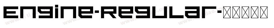 Engine-Regular字体转换