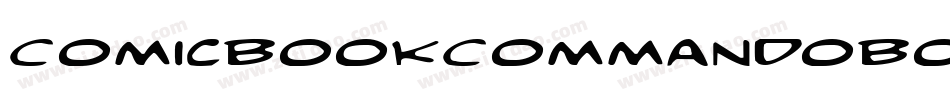 ComicBookCommandoBold-a6J9字体转换