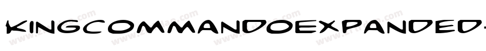 KingCommandoExpanded-VrR6字体转换