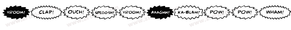ComicQueens-dZrX字体转换