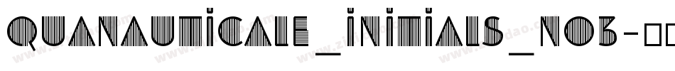 QuaNauticale_Initials_No3字体转换