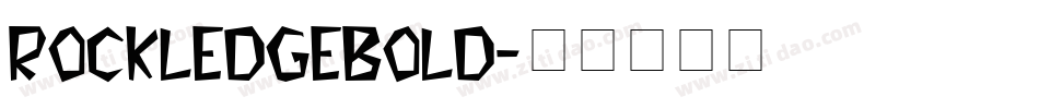 rockledgebold字体转换