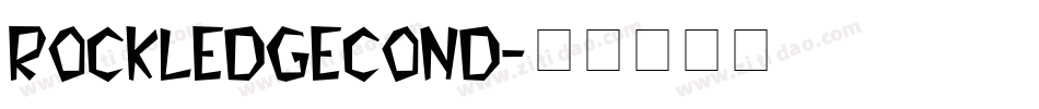 rockledgecond字体转换