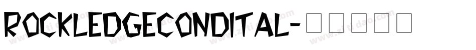 rockledgecondital字体转换