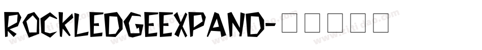 rockledgeexpand字体转换