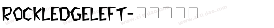 rockledgeleft字体转换