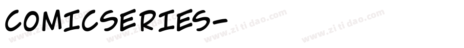 COMICSERIES字体转换