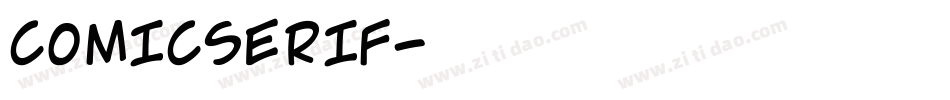 COMICSERIF字体转换