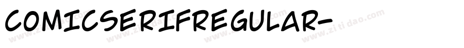 COMICSERIFREGULAR字体转换