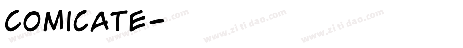 Comicate字体转换
