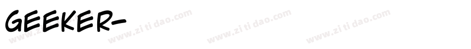 Geeker字体转换