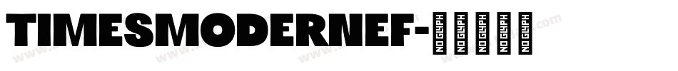 TimesModernEF字体转换