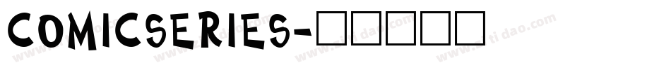 COMICSERIES字体转换