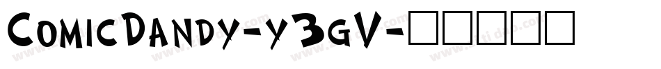 ComicDandy-y3gV字体转换