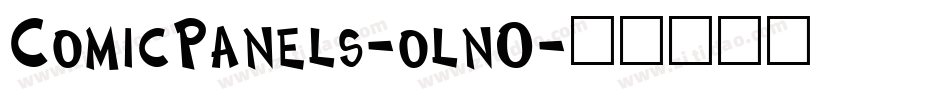 ComicPanels-oln0字体转换