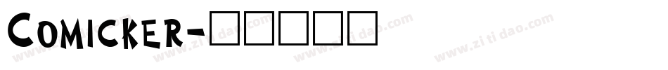 Comicker字体转换