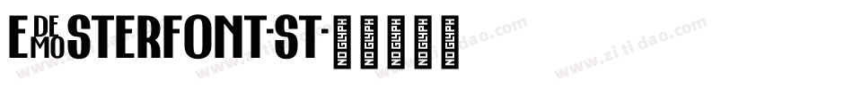 EasterFont-St字体转换