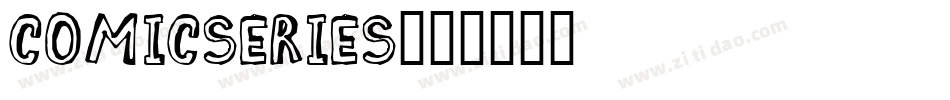 COMICSERIES字体转换