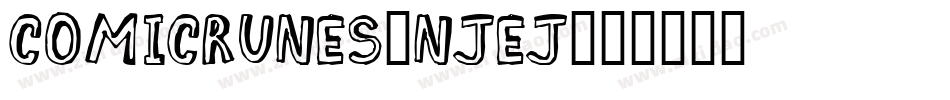 ComicRunes-njeJ字体转换