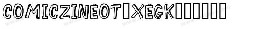 Comiczineot-XEgK字体转换