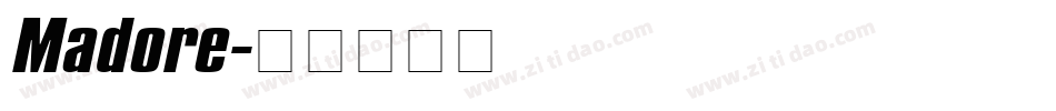 Madore字体转换